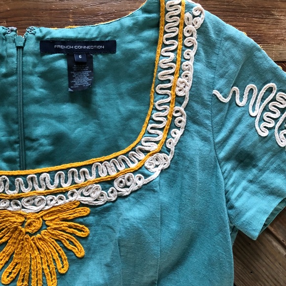 French Connection Embroidered Dress - Picture 2 of 7